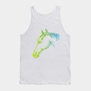 COLORFUL HORSE HEAD Tank Top